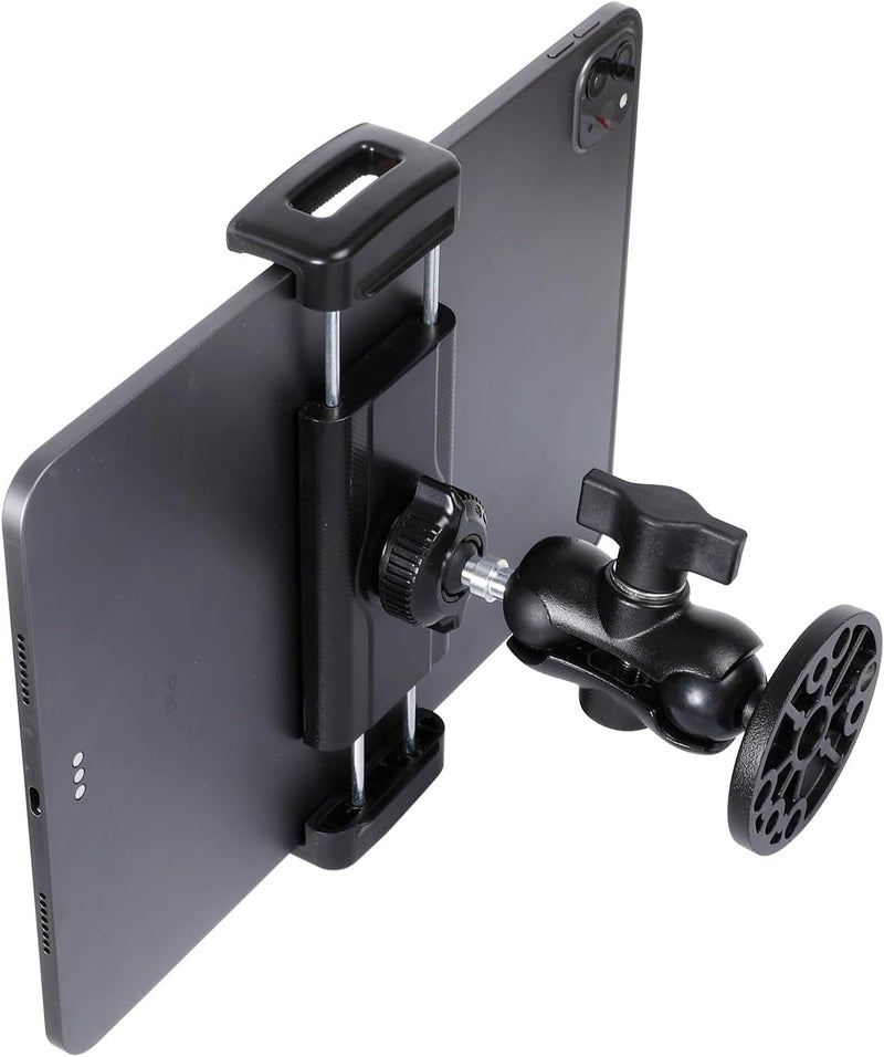 FPN 1" Ball Double Socket Arm with AMPS Hole Round Plate Base, Aluminum Alloy Arm&Drill Base, Compatible with RAM Mounts 1 Inch Ball Components, for Bike Car Motorcycle Phone Mount (3.15" Length) - Image 4